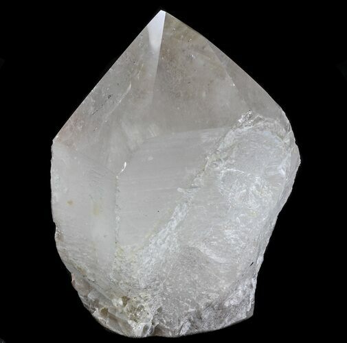 Polished Quartz Crystal Point - Brazil #34748
